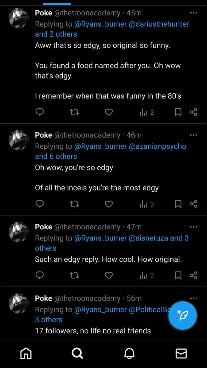 Ryan (@ryans_burner) on Twitter photo <a href="/thetroonacademy/">Poke</a> @PoliticalSeth <a href="/AckersBackers/">Joss Acklandโs Spunky Backpack</a> <a href="/SoupTransphobes/">GCs are Ontologically Stupid</a> <a href="/NewFifeRight14/">DoryGenderAtheist ๐ฆ๐ฆ</a> Bro is upset ๐ <a href="/thetroonacademy/">Poke</a> @PoliticalSeth <a href="/AckersBackers/">Joss Acklandโs Spunky Backpack</a> <a href="/SoupTransphobes/">GCs are Ontologically Stupid</a> <a href="/NewFifeRight14/">DoryGenderAtheist ๐ฆ๐ฆ</a> Bro is upset ๐