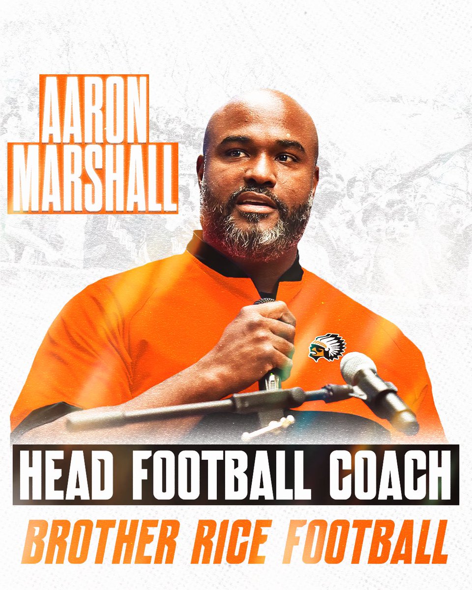 Proud to announce Aaron Marshall as our new  Head Fooball Coach !