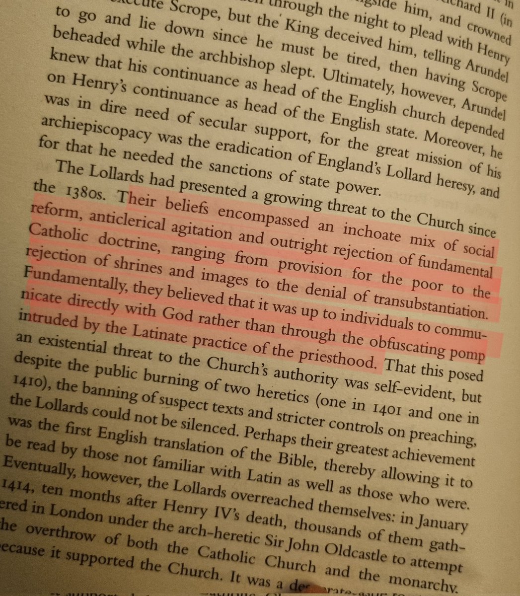 Chris Given-Wilson, aside from being one of the best medievalists we've ever had, is a fantastic writer. This is some paragraph in his Henry IV chapter in the @IainDale edited 'Kings and Queens'.