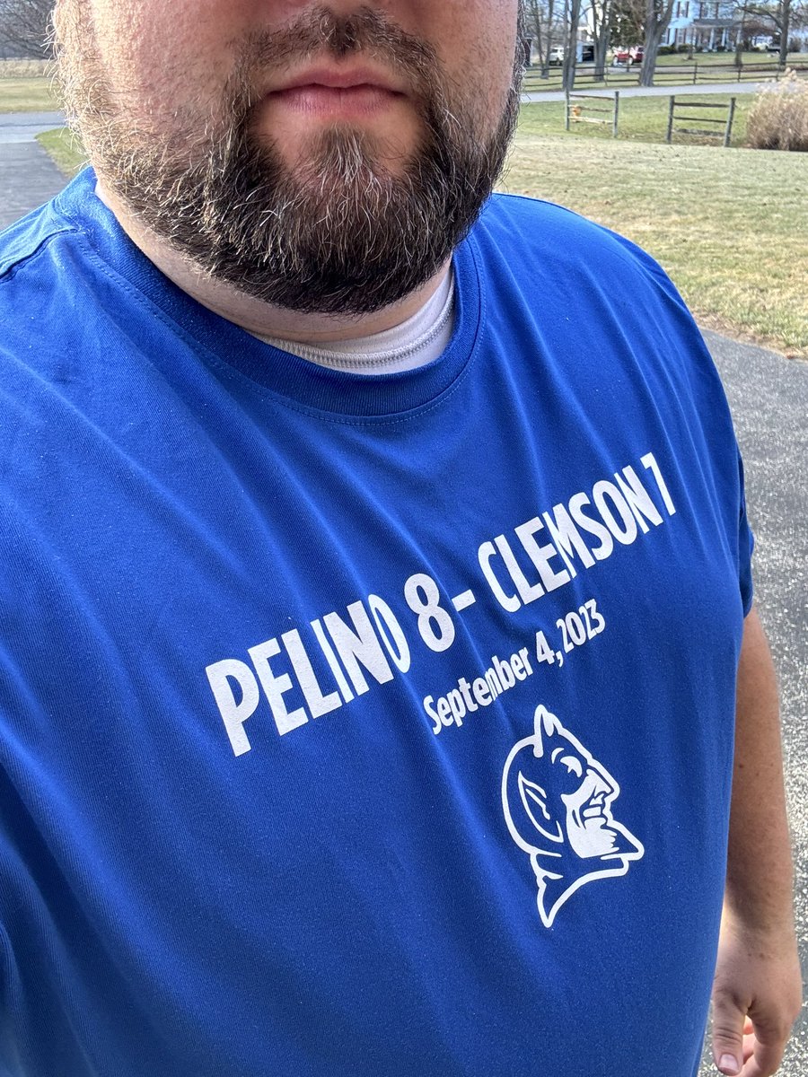 .@DukeFOOTBALL beat Clemson this year…ACTUALLY @PelinoTodd beat Clemson this year.