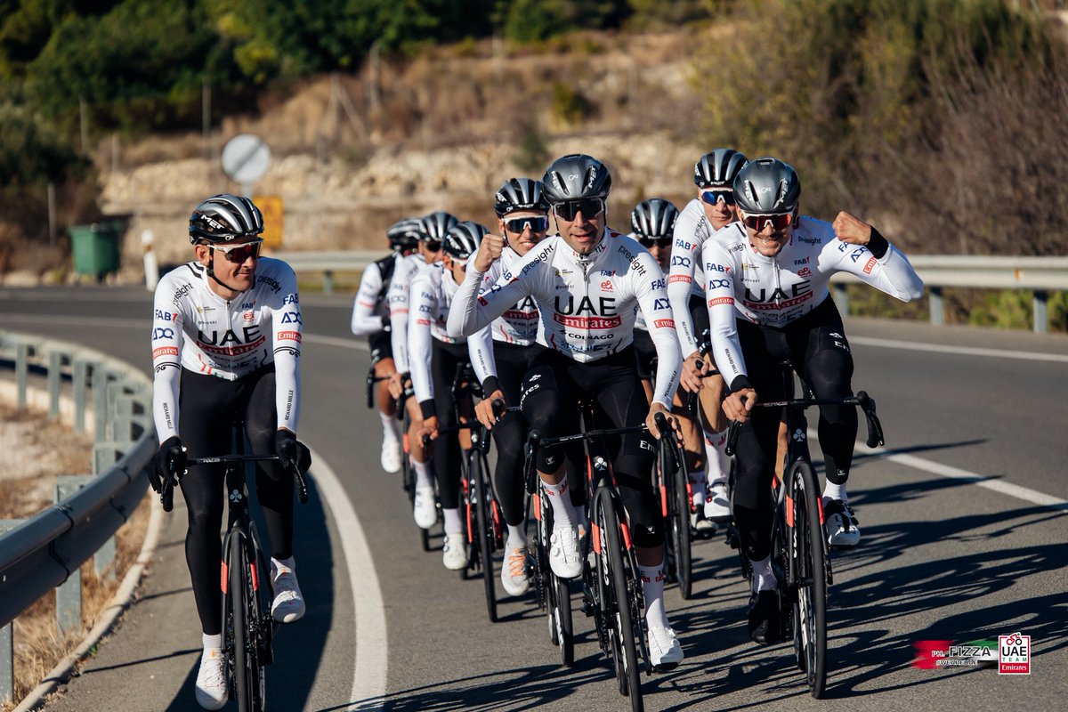 Some training camp vibes from sunny Alicante.😃🤘😎💪 #UAETeamEmirates #WeAreUAE