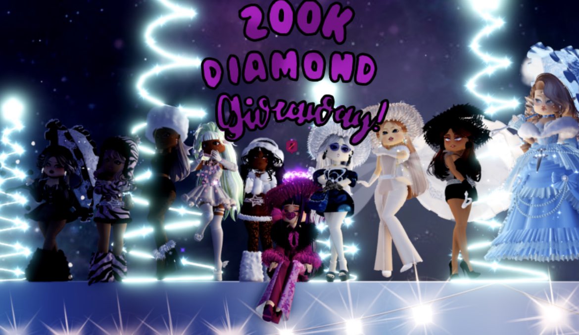 ʚ ⭐️Quick 𝗥𝗼𝘆𝗮𝗹𝗲 𝗛𝗶𝗴𝗵 𝗚𝗶𝘃𝗲𝗮𝘄𝗮𝘆  ❞⭐️ PART 2

- 200K RH  Diamonds!!💎
-  2 Winners

- follow me w/🔔 &amp; comment done

⭐️ extras/hc ⭐️

- qrt with tag's
- tag 1-10 friend’s
- show proof
- more under th
-ends in 1-5h