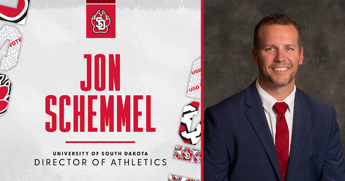 University of South Dakota (@usd) on Twitter photo After a competitive and successful national search, USD is pleased to name <a href="/SchemmelJon/">Jon Schemmel</a> as USD’s Director of Athletics.
Learn more about Schemmel 👉yote.us/41vAneM #YoteLife After a competitive and successful national search, USD is pleased to name <a href="/SchemmelJon/">Jon Schemmel</a> as USD’s Director of Athletics.
Learn more about Schemmel 👉yote.us/41vAneM #YoteLife