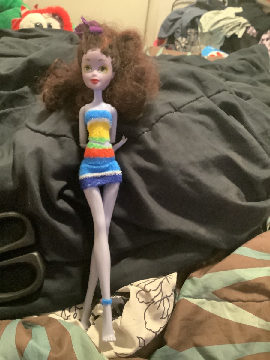 Old dolls I sewn new clothes for ❤️