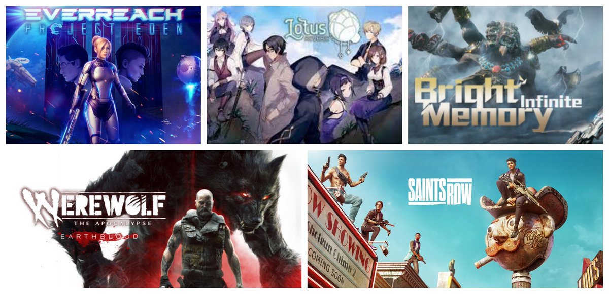 Y cómo no, tambien tengo un top de mis fails del año #fotys - Everreach: Project Eden - Lotus Reverie: First Nexus - Bright Memory: Infinite - Werewolf: The Apocalypse - Saints Row (2022) La mayoría de ellos es porque eran juegos como hechos a medias y llenos de bugs.