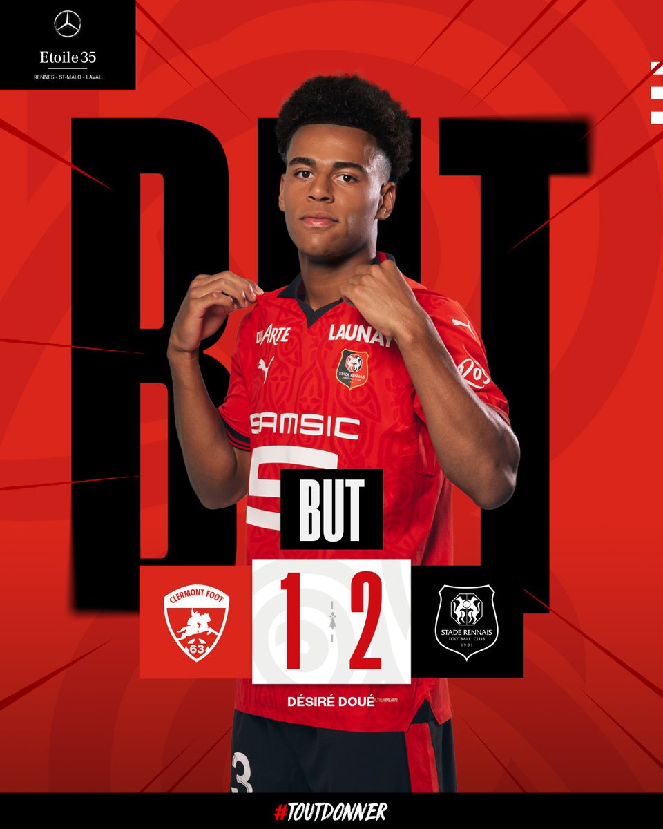 staderennais's tweet image. 88' : 𝗕𝗨𝗨𝗨𝗨𝗨𝗨𝗨𝗨𝗧, DÉSIRÉ DOUÉ ! 🔥

#CF63SRFC 1-2