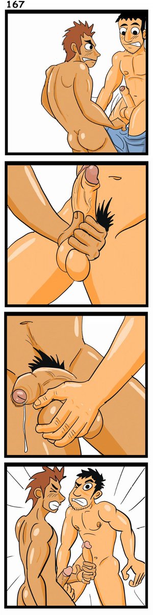 Page 167 ballsorgasm #ballbusting #m2mbbcomic