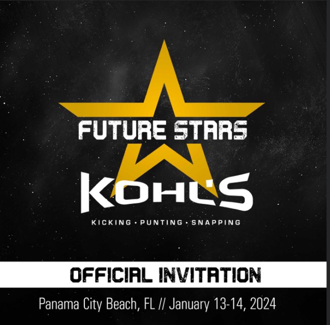 After my performance at the Kohl’s Midwestern Showcase I am blessed to receive an invitation to the Kohl’s Future Stars Invitational in PCB🌴🎯🏈! <a href="/MJGOLDENBEARFB/">MT. JULIET FOOTBALL</a> <a href="/MattOverton_LS/">Matt Overton</a> <a href="/JalanSowell/">JALAN SOWELL (J1)</a> <a href="/ONEWAYINC1/">ONEWAY INCORPORATED</a> <a href="/CoreyRocc88/">ℂ𝕠𝕣𝕖𝕪 ℝ𝕠𝕔𝕔𝕙𝕚𝕖𝕥𝕥𝕚🎱🎱</a> <a href="/rileylovingood/">Riley Lovingood</a>