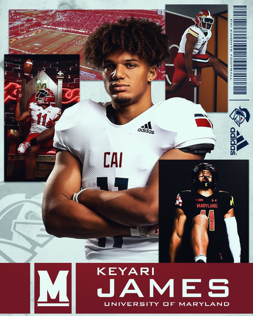 CAI Knights Football (@caiknightsfb) on Twitter photo Congratulations <a href="/KeyariJames/">Keyari James</a> on signing with <a href="/TerpsFootball/">Maryland Football</a> ⚔️ Congratulations <a href="/KeyariJames/">Keyari James</a> on signing with <a href="/TerpsFootball/">Maryland Football</a> ⚔️