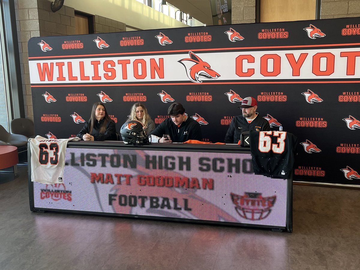 Congrats to Matt Goodman and his commitment to The University of Jamestown to play football.