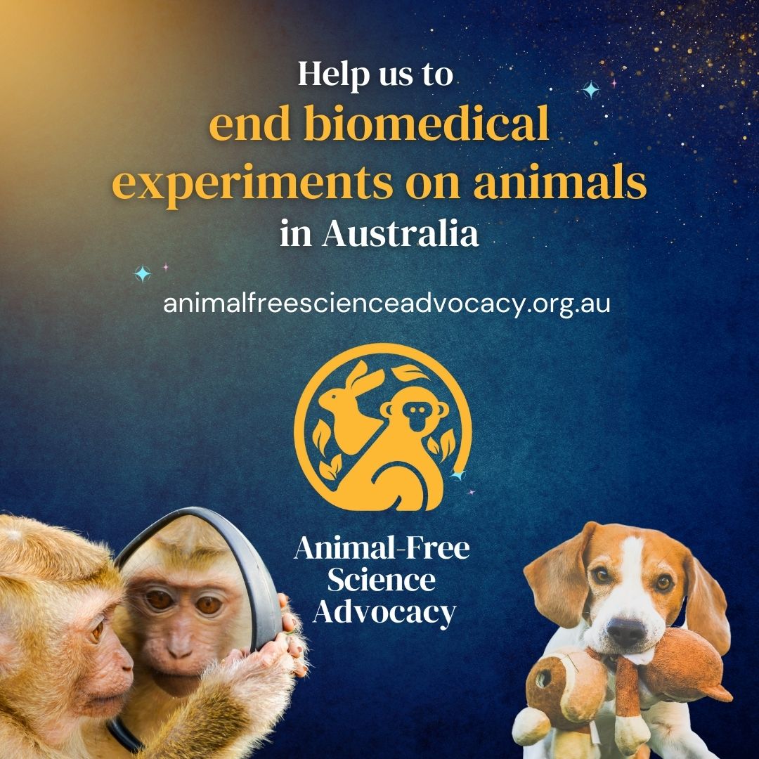 “The end point for many is premature death, and the means of killing usually involves aversive CO2 inhalation.” Dr Rosemary Eliot, President of Sentient, The Vet Institute for Animal Ethic
Help @animalfreesci to #EndAnimalExperimentation #AnimalFreeScience animalfreescienceadvocacy.org.au/issues/