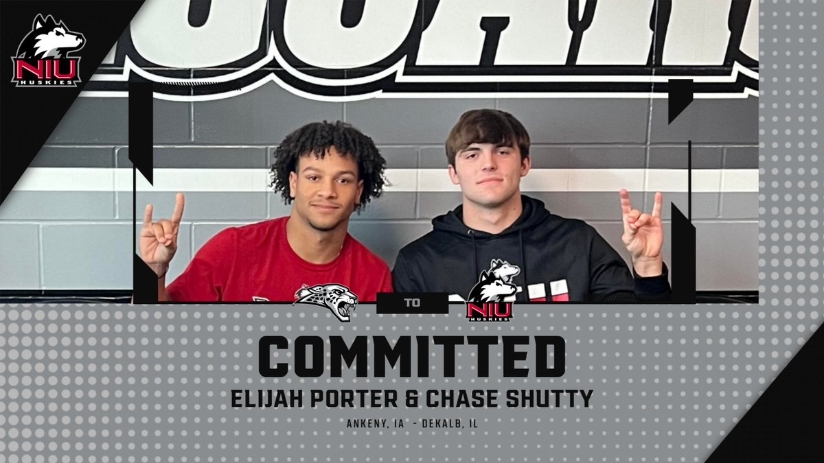 Congrats to <a href="/achs_jaguar/">ACHS Jaguar Football</a> teammates <a href="/ElijahP2312/">Elijah Porter</a> &amp; <a href="/SchuttyChase/">chase schutty</a> on becoming Huskies