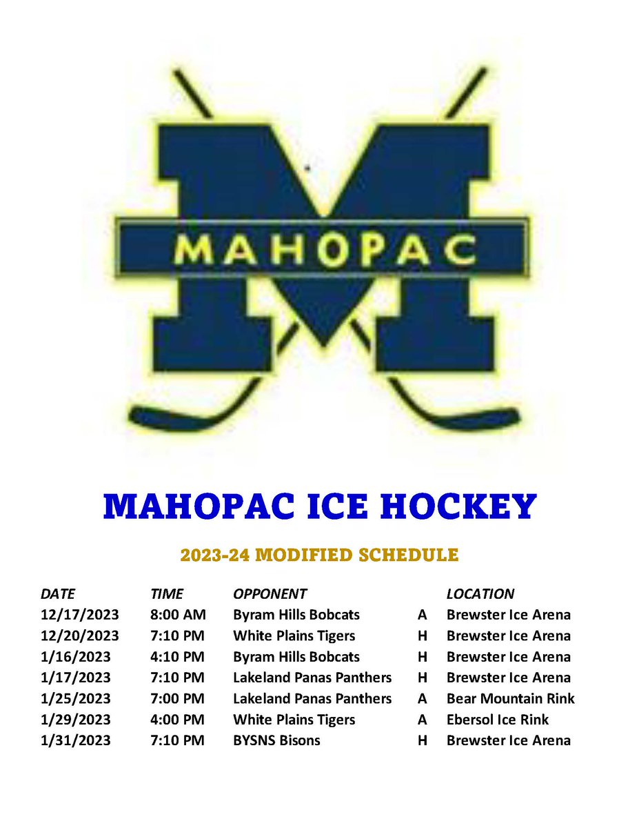 The 2023-2024 Modified Schedule