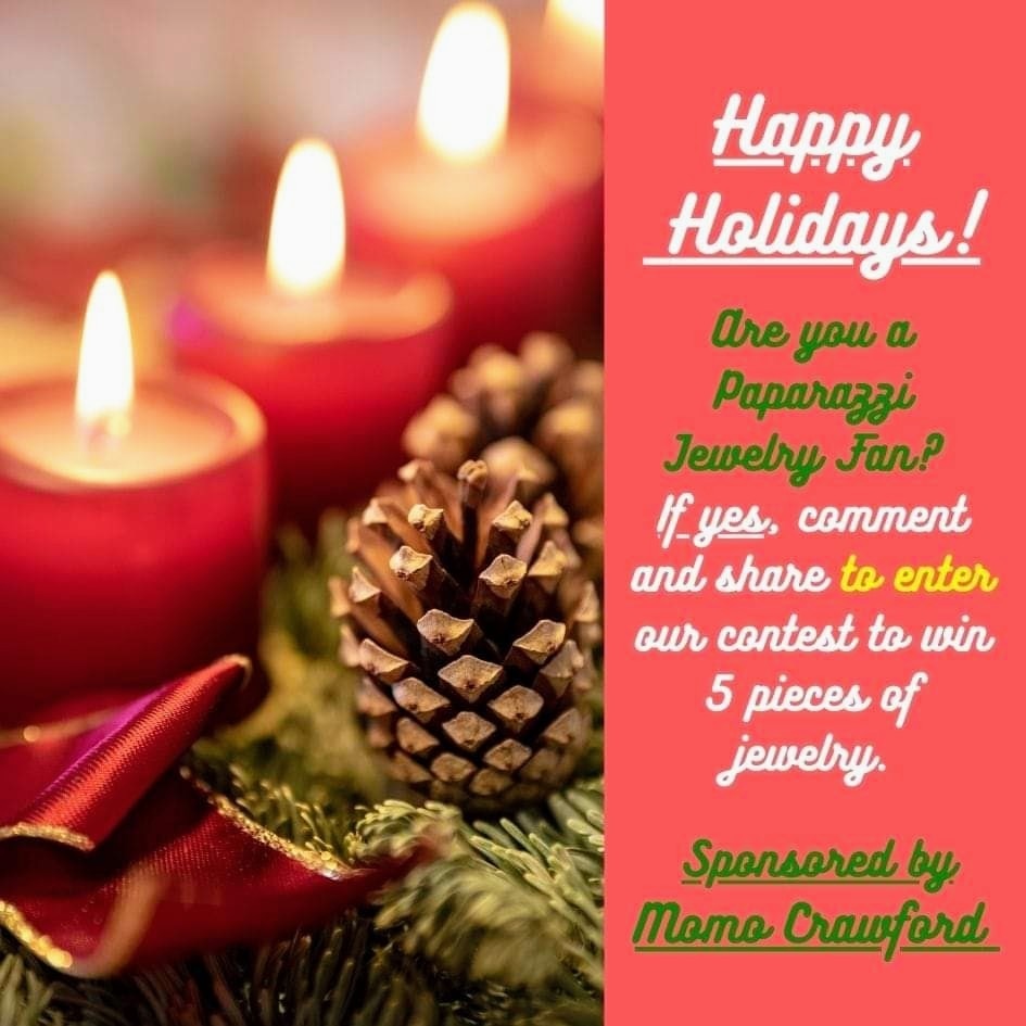 Paparazzi Jewelry Giveaway. Sponsored by Momo Crawford-
buff.ly/46RVZDj

Just comment and share this post to enter.

Contest ends 12/21/23. (We select the pieces.) Void where prohibited.

#Contest #DecemberContest #PaparazziJewelry #Chicago #Celebs #jewelrytrends