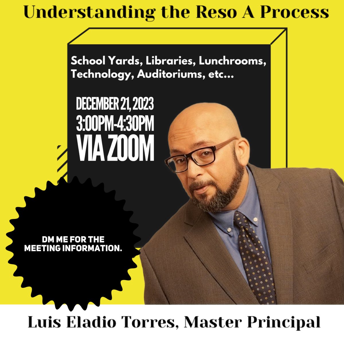 Tomorrow, I will be hosting a ZOOM meeting for school leaders, CECs, parent leaders, and community members to learn about the Resolution A process. I will answer your questions, and complete my own application online to model for you. Do you want to upgrade a space or…