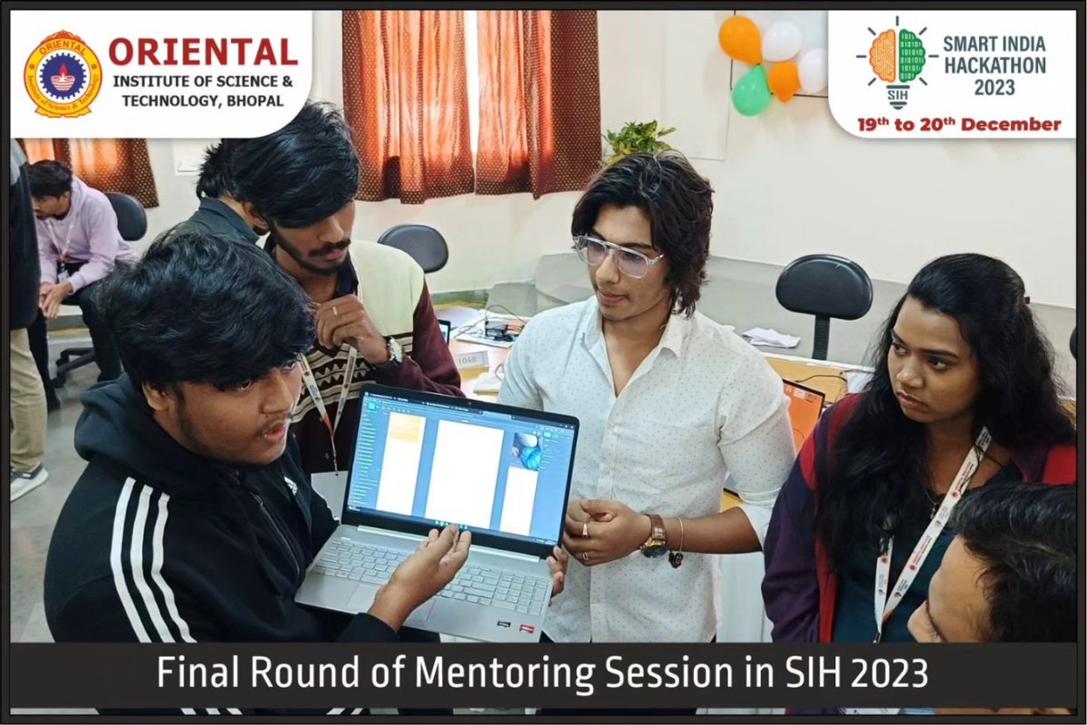 Final Round of Mentoring Session in #SIH2023.

#Innovation #HackathonHighlights #SIHMemories #SoftwareInnovation #SmartIndiaHackathon
#HackathonE
#SIH2023 #AICTE
@PMOIndia @narendramodi_in @EduMinOfIndia @PIBHomeAffairs @dpradhanbjp @abhayjere @AICTE_INDIA @mhrd_innovation