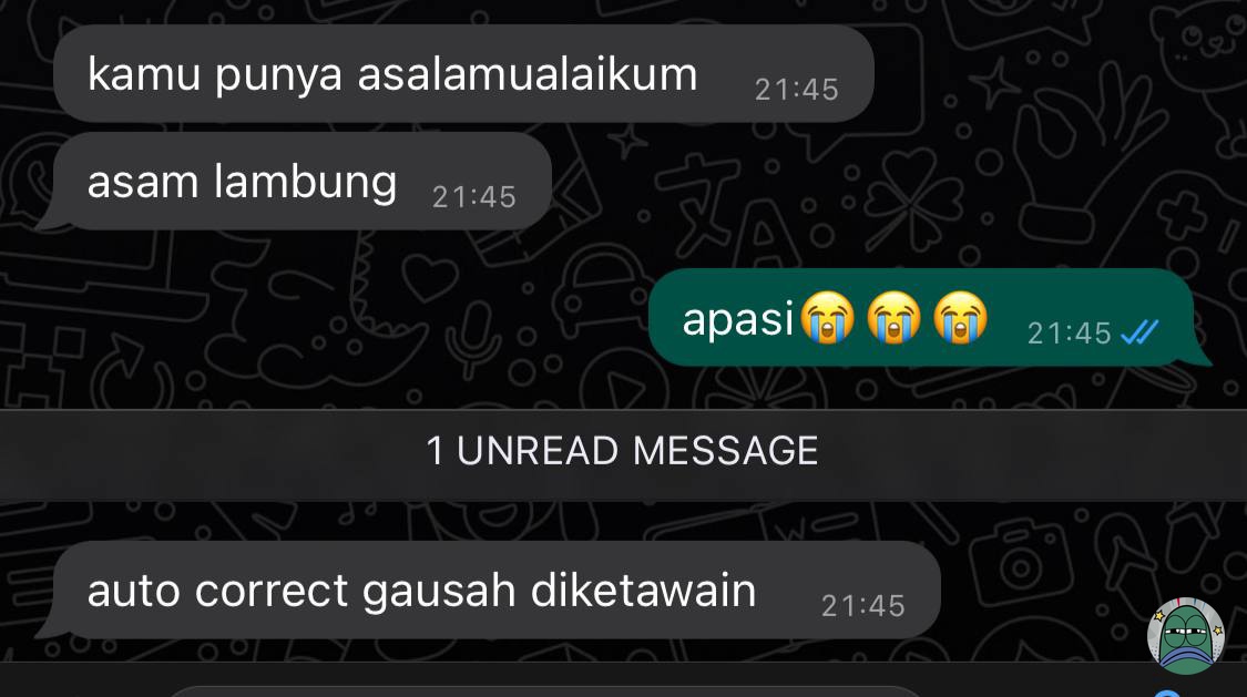 tanyarlfes's tweet image. 💚 spill typo ter parah dari temen/kalian sendiri🫵😭

me :