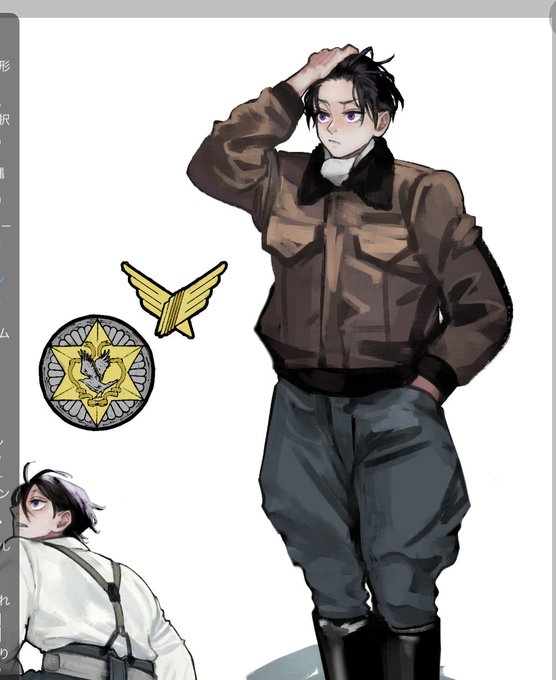 「bomber jacket」 illustration images(Latest)