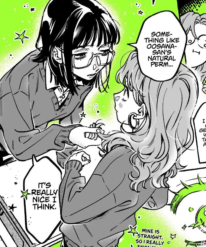 mitsuki when she's flirting with aya. lesbian rizz fr