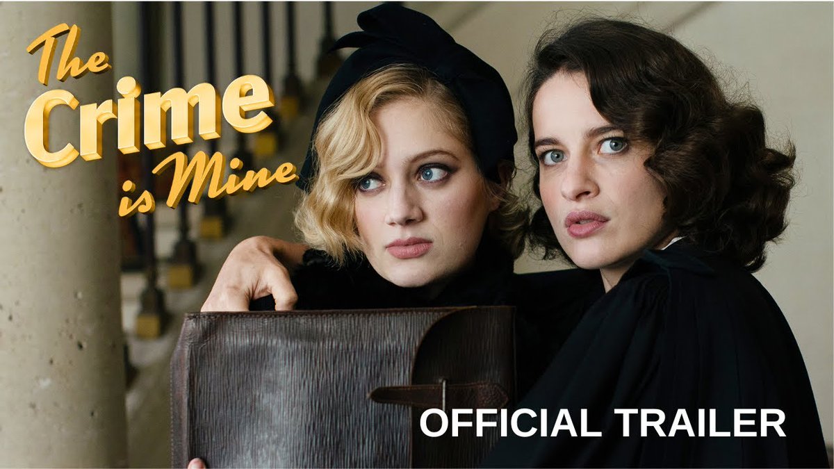 Who's excited to see #TheCrimeIsMine in theaters on Christmas Day? 🙋‍♀️ @musicboxfilms Watch the trailer 🔗: youtube.com/watch?v=cEI0IG…