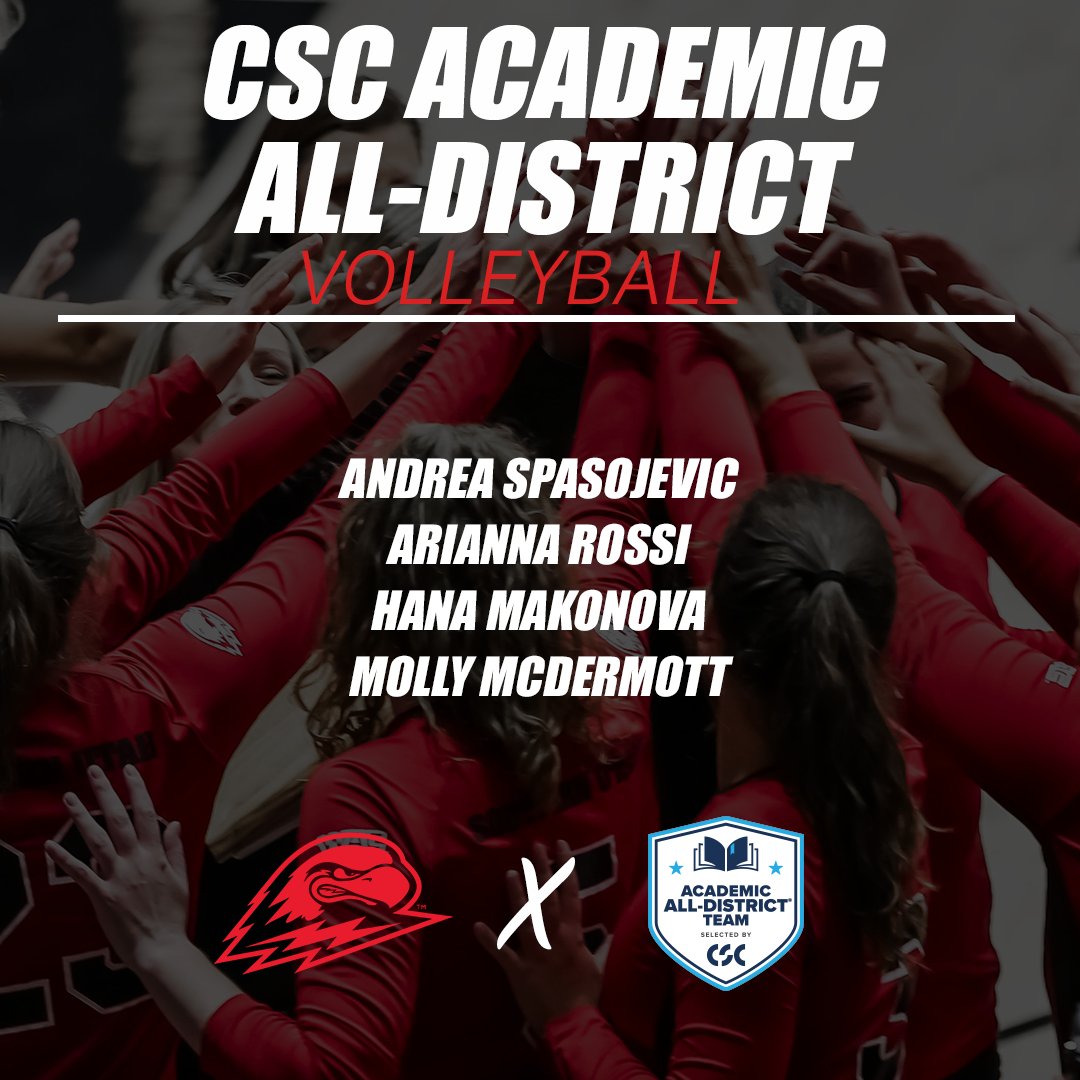 Congratulations to these four who were named CSC Academic All-District! 👏 #TBirdNation ⚡️ #RaiseTheHammer
