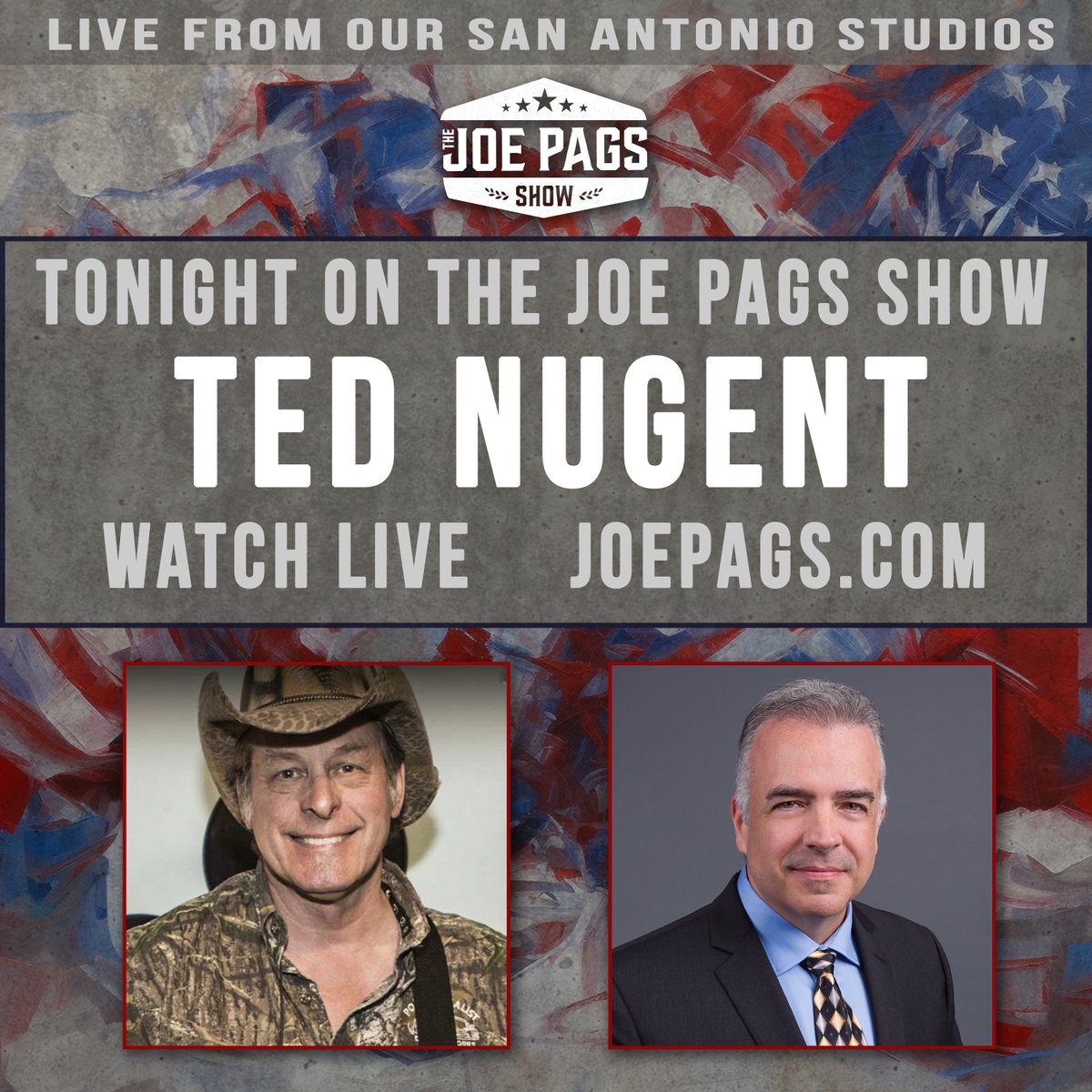 Do NOT Miss part one of my conversation with @TedNugent !! We talk about the music industry like you haven't heard before. Get to joepags.com and click on Watch Now!