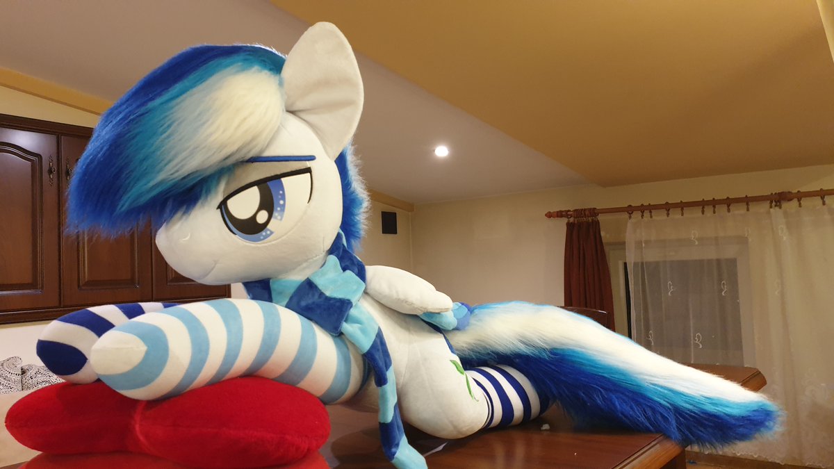 Last pony I made this year: @Saphirblau1's OC. Handsome ice-cool stallion. #ponyplush #mylittlepony #customplush #mlpplush #mlp #brony