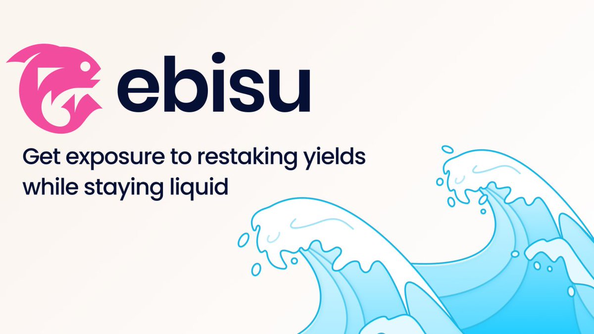 Introducing Ebisu - A yield-bearing stablecoin backed by @eigenlayer Liquid Restaking Tokens (LRTs)