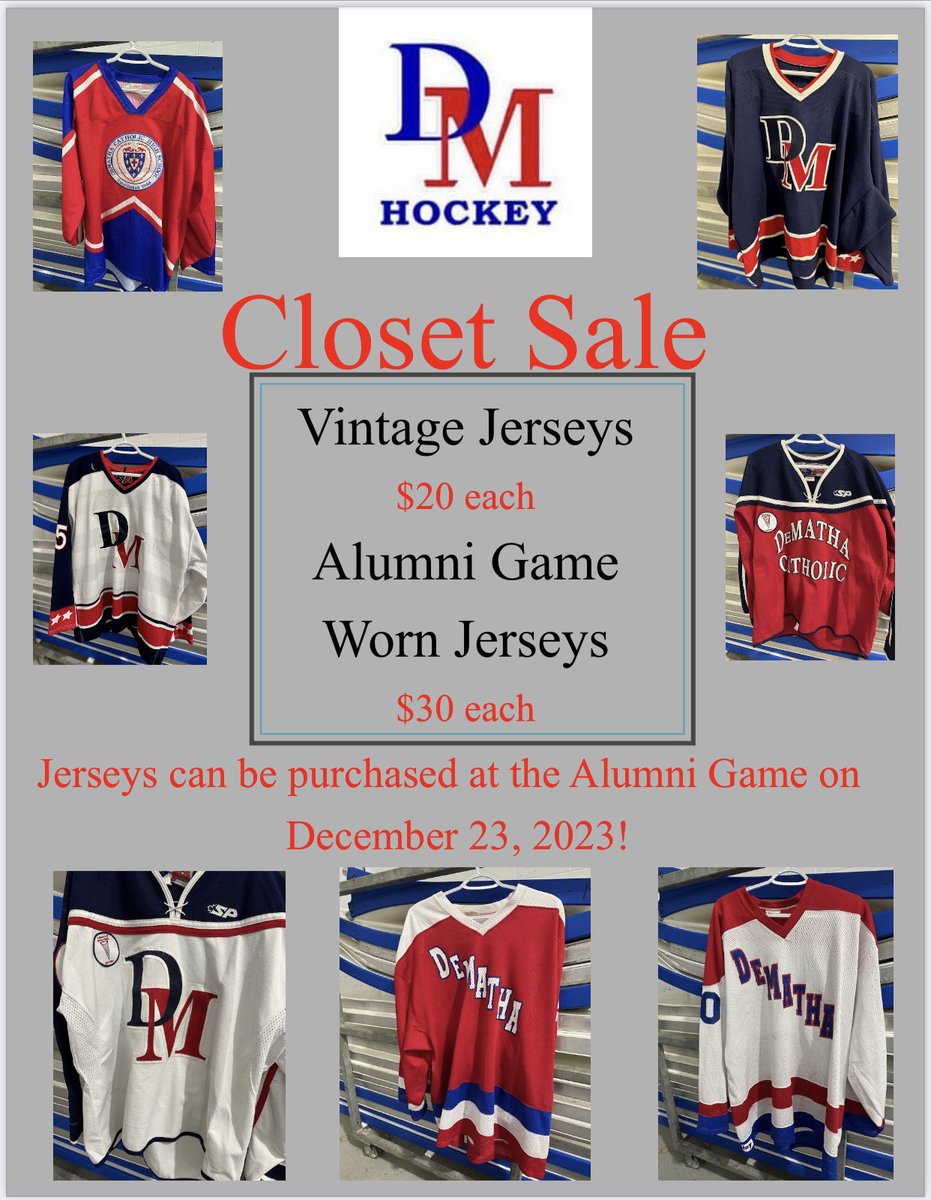 Another perk for this years Alumni Game. 
Remember that Jersey that you loved to wear?  You can take one home at the Alumni Game!
All Jerseys for Sale - gets yours this weekend!
Go Stags!