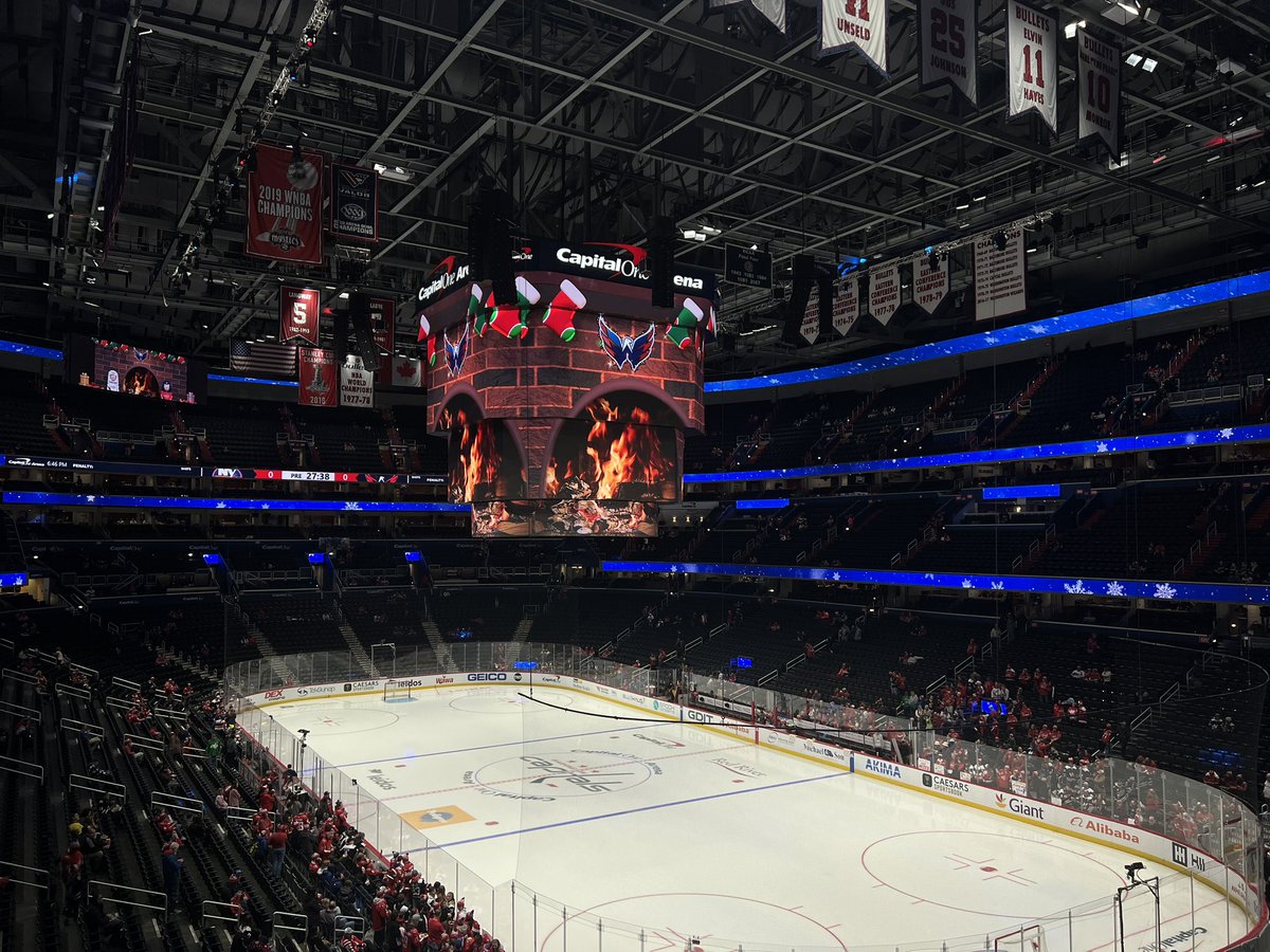 Alexa Landestoy (@alexalandestoy) on Twitter photo Yule log is in full effect inside of Capital One Arena for Capsmas!!!🎄🎁✨ See you soon on <a href="/MonSportsNet/">Monumental Sports Network</a>!! #ALLCAPS Yule log is in full effect inside of Capital One Arena for Capsmas!!!🎄🎁✨ See you soon on <a href="/MonSportsNet/">Monumental Sports Network</a>!! #ALLCAPS