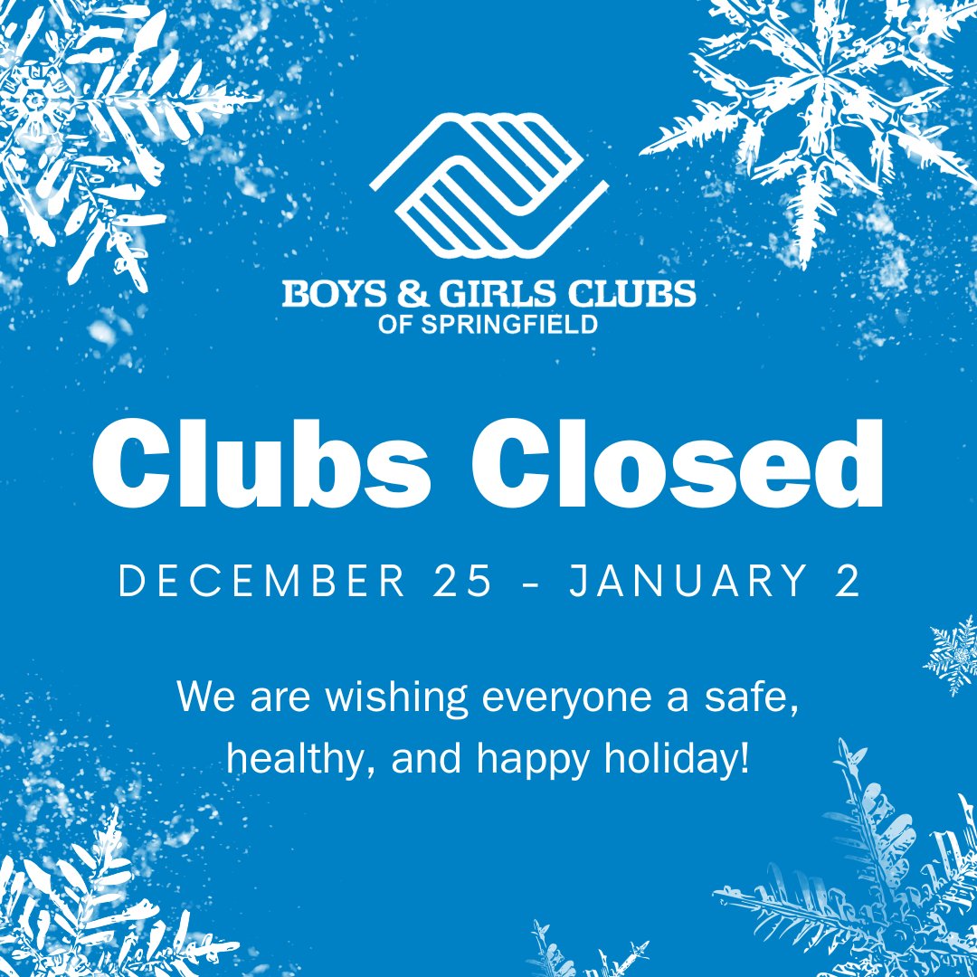 A friendly reminder: We will be closed from December 25 through January 2. 🎄
--
We will reopen on January 3. We are wishing everyone a safe, healthy, and happy holiday!