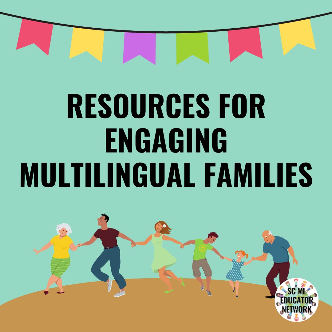 Thinking about how to engage ML families in your school community when you return from the holiday break? Check out these one-page resources on our website! sites.google.com/view/scesoltea…