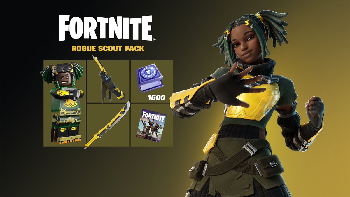 MrBeast, Chill Vibez Pack ($4.49) & Rogue Scout ($18.49) are out now ‼️ Use Code 'HYPEX' if you'd like to support me ❤️ #EpicPartner