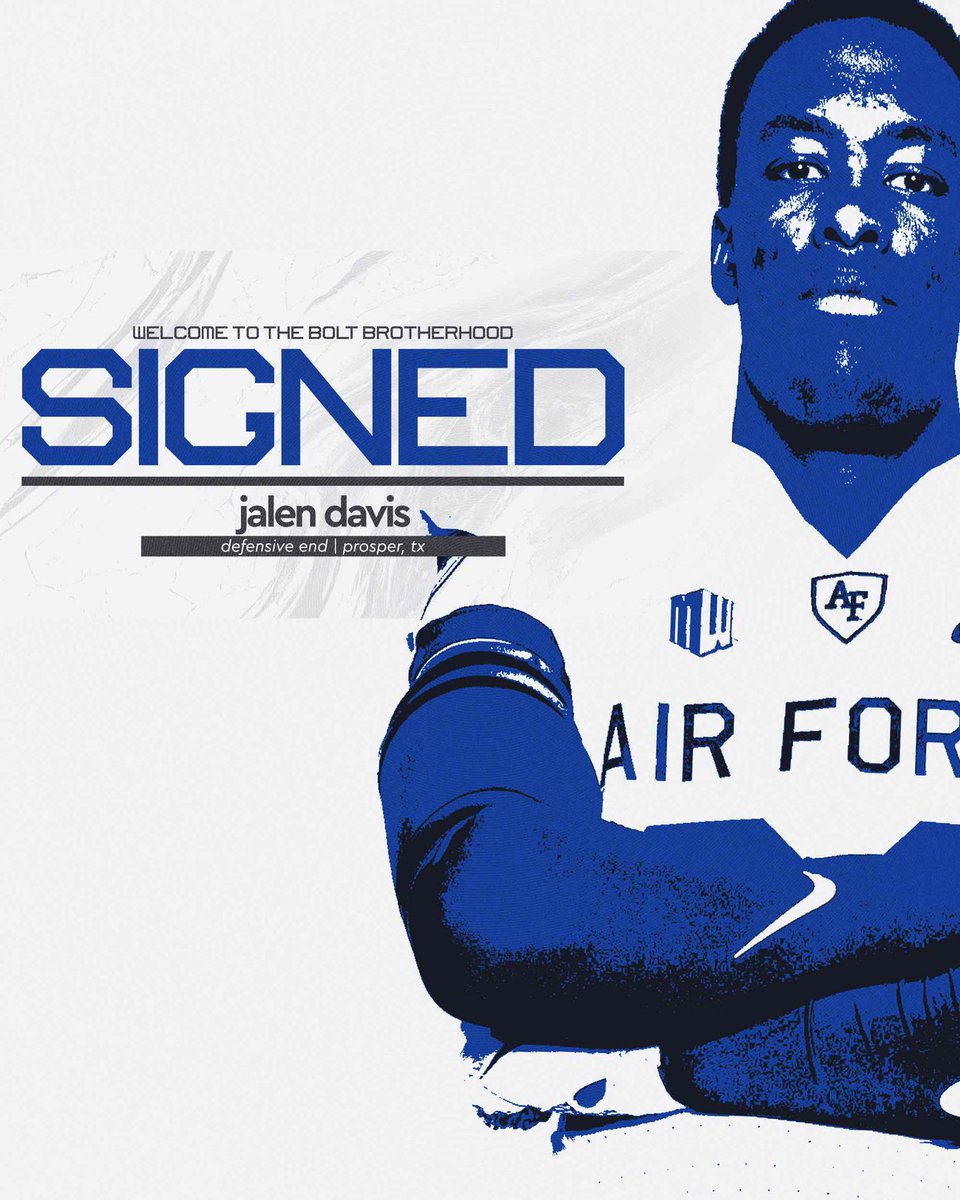 Jalen Davis (@jalen_j_davis) on Twitter photo Official⚡️🛫
#AGTG #BoltBrotherhood!!
<a href="/CoachAlexMeans/">Alex Means</a> <a href="/CoachTCalhoun/">Troy Calhoun</a>
<a href="/coachskene3/">Brett Skene</a> @CoachWhit_AFA
<a href="/Brian_Knorr/">Brian Knorr</a> <a href="/AF_Football/">Air Force Football</a>
<a href="/AF_FBRecruiting/">Air Force Football Recruiting</a> <a href="/HSAA_Football/">Dallas HSAA Football 🏈</a> Official⚡️🛫
#AGTG #BoltBrotherhood!!
<a href="/CoachAlexMeans/">Alex Means</a> <a href="/CoachTCalhoun/">Troy Calhoun</a>
<a href="/coachskene3/">Brett Skene</a> @CoachWhit_AFA
<a href="/Brian_Knorr/">Brian Knorr</a> <a href="/AF_Football/">Air Force Football</a>
<a href="/AF_FBRecruiting/">Air Force Football Recruiting</a> <a href="/HSAA_Football/">Dallas HSAA Football 🏈</a>
