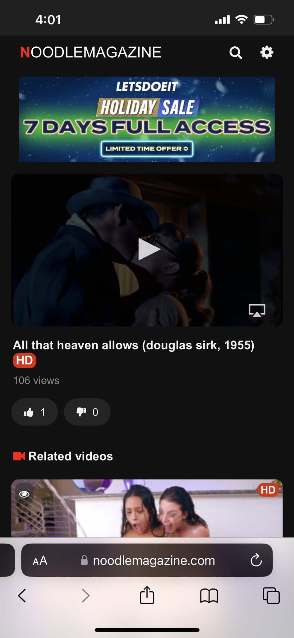 robert franco, wandering ronin on X: before i hit play on my rewatch, i  was curious if such a thing existed so i searched, “all that heaven allows  porn parody” and now
