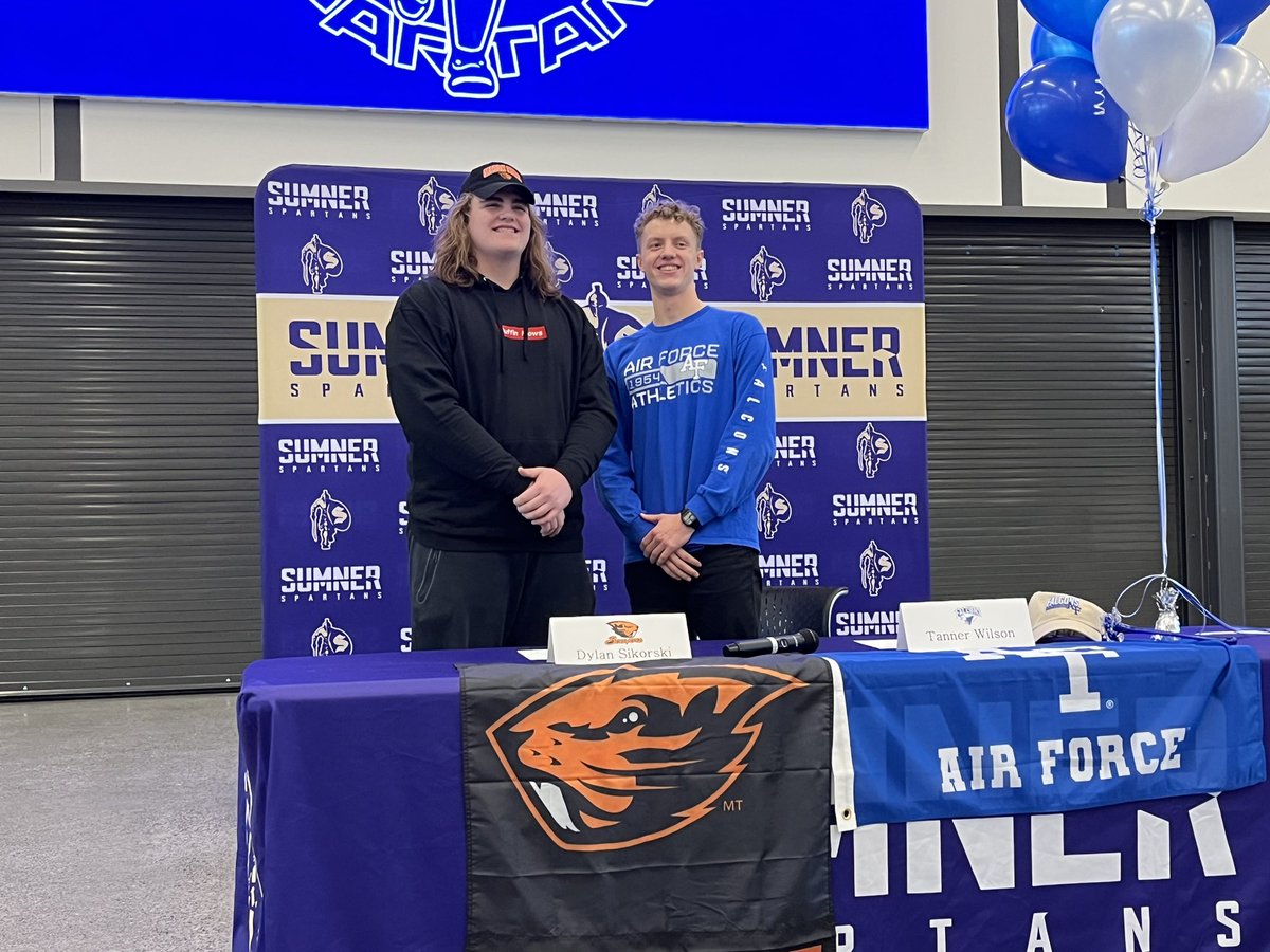 Lauren Smith (@smithlm12) on Twitter photo Sumner (<a href="/SumnerSpartans/">Sumner High School</a>) football’s Dylan Sikorski and swimming and diving’s Tanner Wilson signing with Division I programs today. Sumner (<a href="/SumnerSpartans/">Sumner High School</a>) football’s Dylan Sikorski and swimming and diving’s Tanner Wilson signing with Division I programs today.