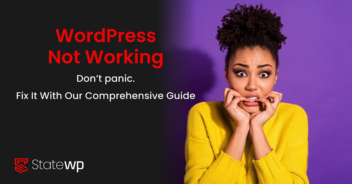 state_wp's tweet image. Don’t panic if you see these 24 common #wordpress errors. Instead, use our guide to solve them and get back to more important things. Or even better, let us help you.
statewp.com/blog/common-wo…
#WordPressError #wordpressdeveloper #developers