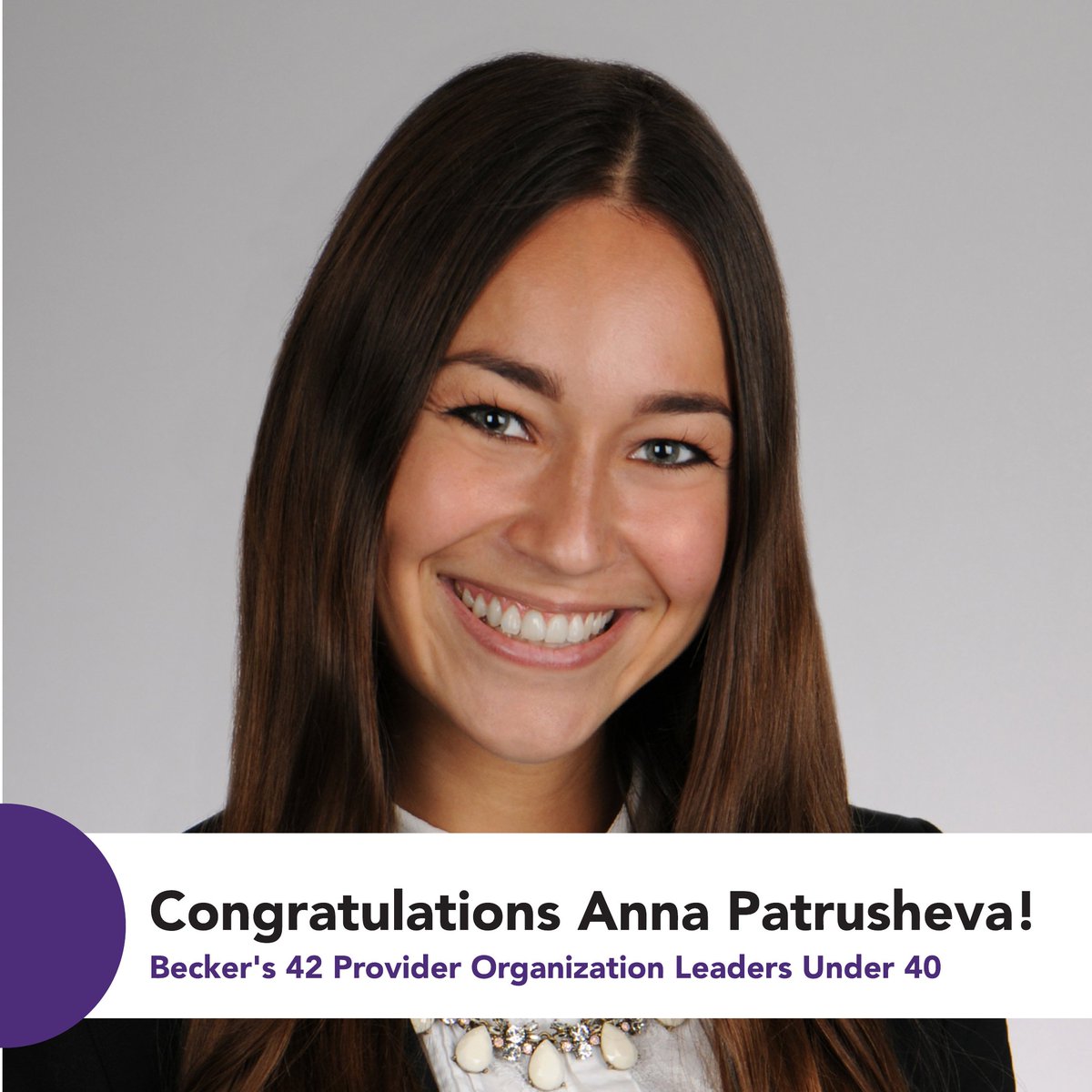 We're excited to share that BMC's Anna Patrusheva, Administrative Director, OBGYN, has been recognized as one of 'Emerging Leaders: 42 Provider Organization Leaders Under 40' by @BeckersHR! Read more: bit.ly/41vxo64