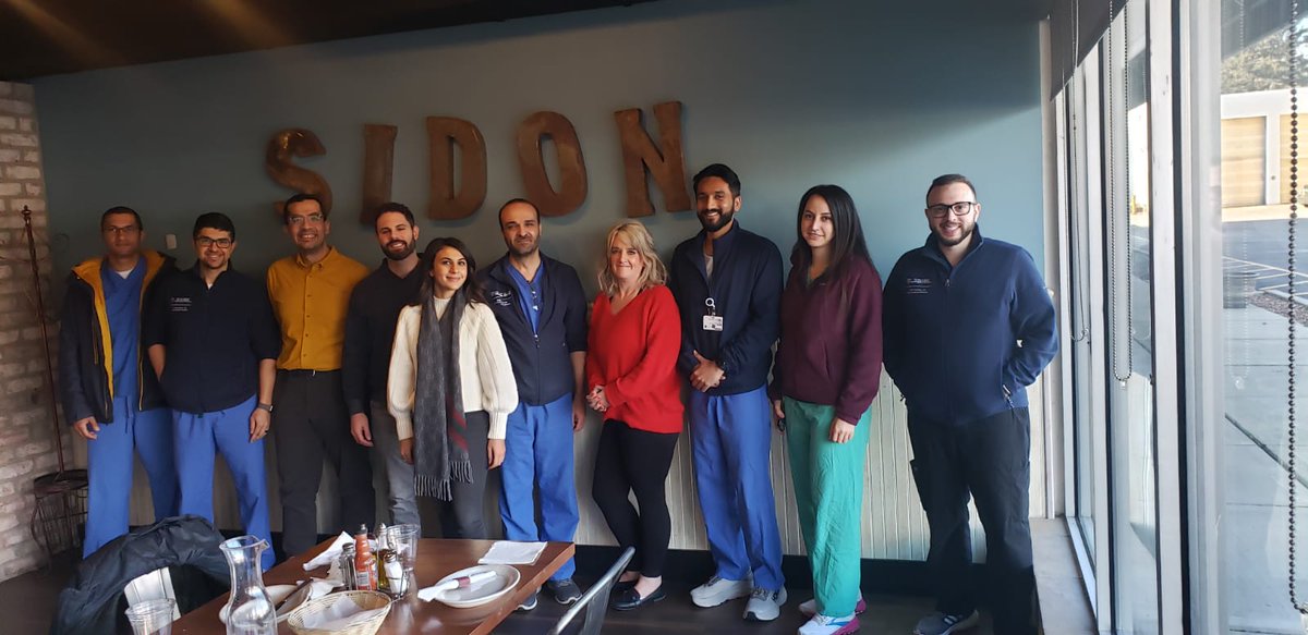 Fellow's holiday luncheon last week. 
#ACCFIT #CardioTwitter 
<a href="/omarsajdeya/">omar sajdeya</a> <a href="/MonaMah123/">Mona Mahmoud</a> <a href="/Mitra_Patel/">Mitra Patel, MD</a> <a href="/NourhanChaaban/">Nourhan A. Chaaban, MD</a> <a href="/AhmedElzanatyMD/">Ahmed M. Elzanaty</a> <a href="/AhmedMaraeyMD/">Ahmed Maraey, MD</a> <a href="/DBLmom8/">Angie McCune</a>