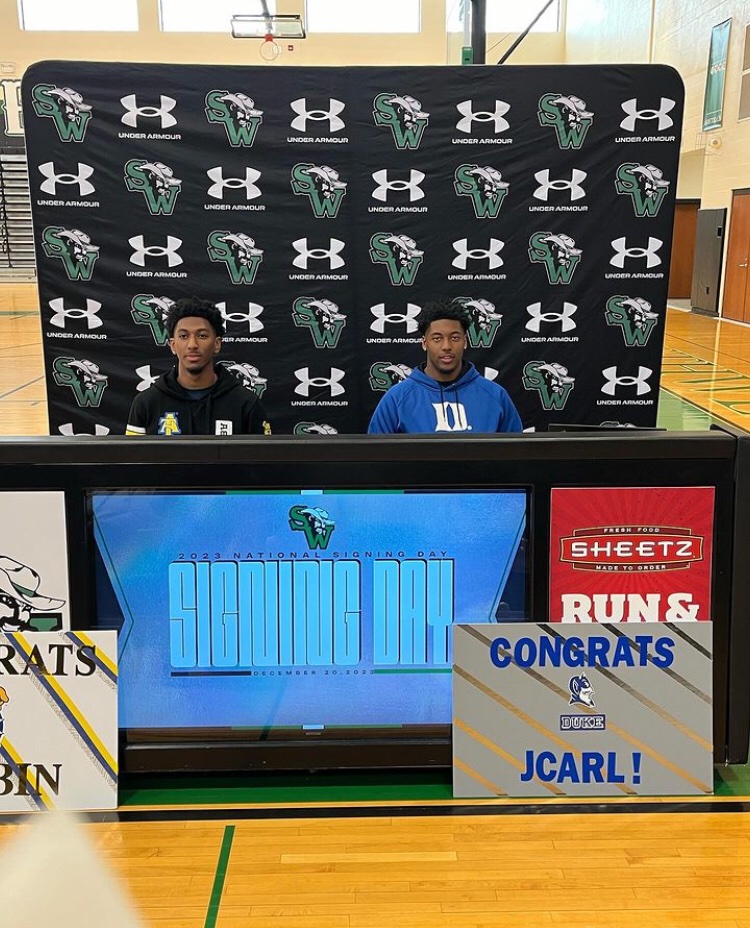 SWCowboys_Athl's tweet image. #SigningDay for two super Cowboys! @jaylen_carl @CorbinWilson08 

#gocowboys #cowboystrong #swghsathletics @DukeFOOTBALL @NCATFootball