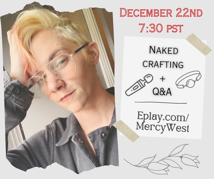 Spend time with me live this Friday night on @ePlayStreamers:   Naked crafting + Q&amp;A @ 7:30pm  (special<a class="tags" target="_blank" title="On Twitter" href="/?out=eyJ0eXAiOiJKV1QiLCJhbGciOiJIUzUxMiJ9.eyJpYXQiOjE3MjM4MDQ1MDgsImlzcyI6InR3cG9ybnN0YXJzLmNvbSIsIm5iZiI6MTcyMzgwNDUwOCwiZXhwIjoxNzU1MzQwNTA4LCJyZWRpcmVjdF91cmwiOiJodHRwczovL3R3aXR0ZXIuY29tL2VQbGF5U3RyZWFtZXJzIn0.Lt4oJlF3lr2-0VFD7ySusN0RNpEdPuF4wlmPUHzY_8FC3dh78etg3nMFCTDxama-wIJdaLKYGSVXaulRvAvLOQ">@ePlayStreamers</a><a href="/tag/mvsales"class="tags"><span>#mvsales</span></a>