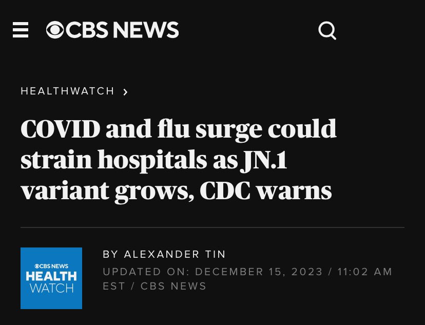 Sadly, the vast majority of Americans won’t be aware until they need care. “Hospitals & emergency rooms could be forced to ration care by the end of this month, the CDC warned Thursday…” cbsnews.com/news/covid-var…