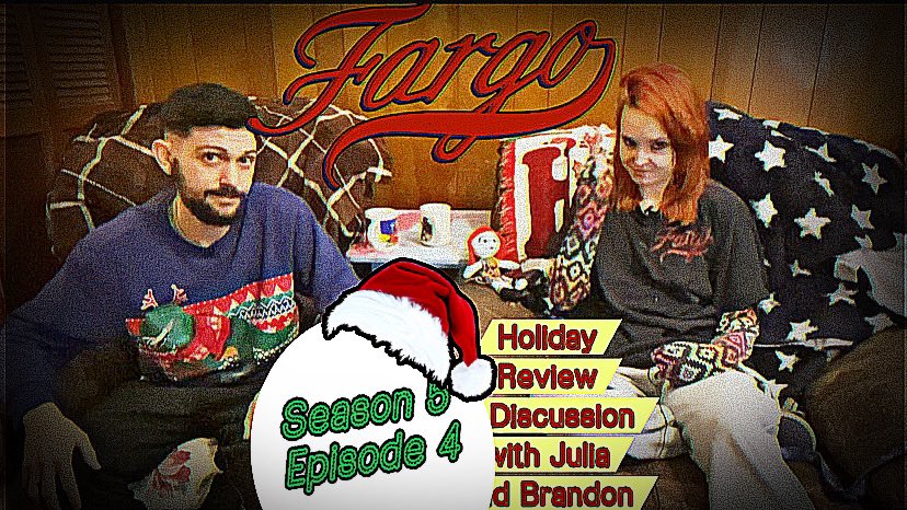 #MerryVibes from #greenelightcinema
@FargoFX @greenelightcin1
Fargo: Season 5 Episode 4.
REVIEW and discussion with Julia & @brandonalec79 
youtu.be/Di8AQvPIbtA?si…