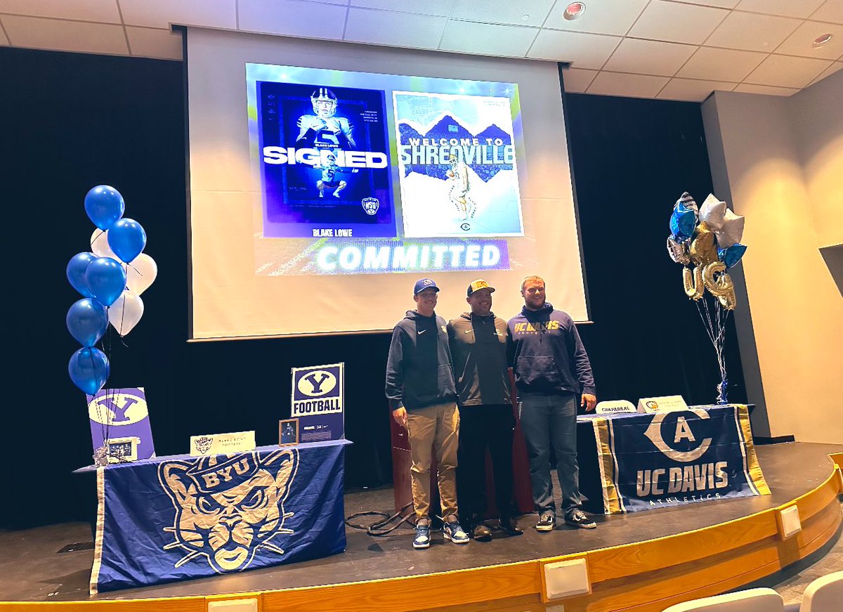 THANK YOU BLAKE & JAKE! Our program is forever grateful for your time, dedication and commitment. We are extremely proud of your accomplishments on & off the field. You guys will continue building a legacy at BYU & UC Davis! Forever a Puma! #PumaPRIDE