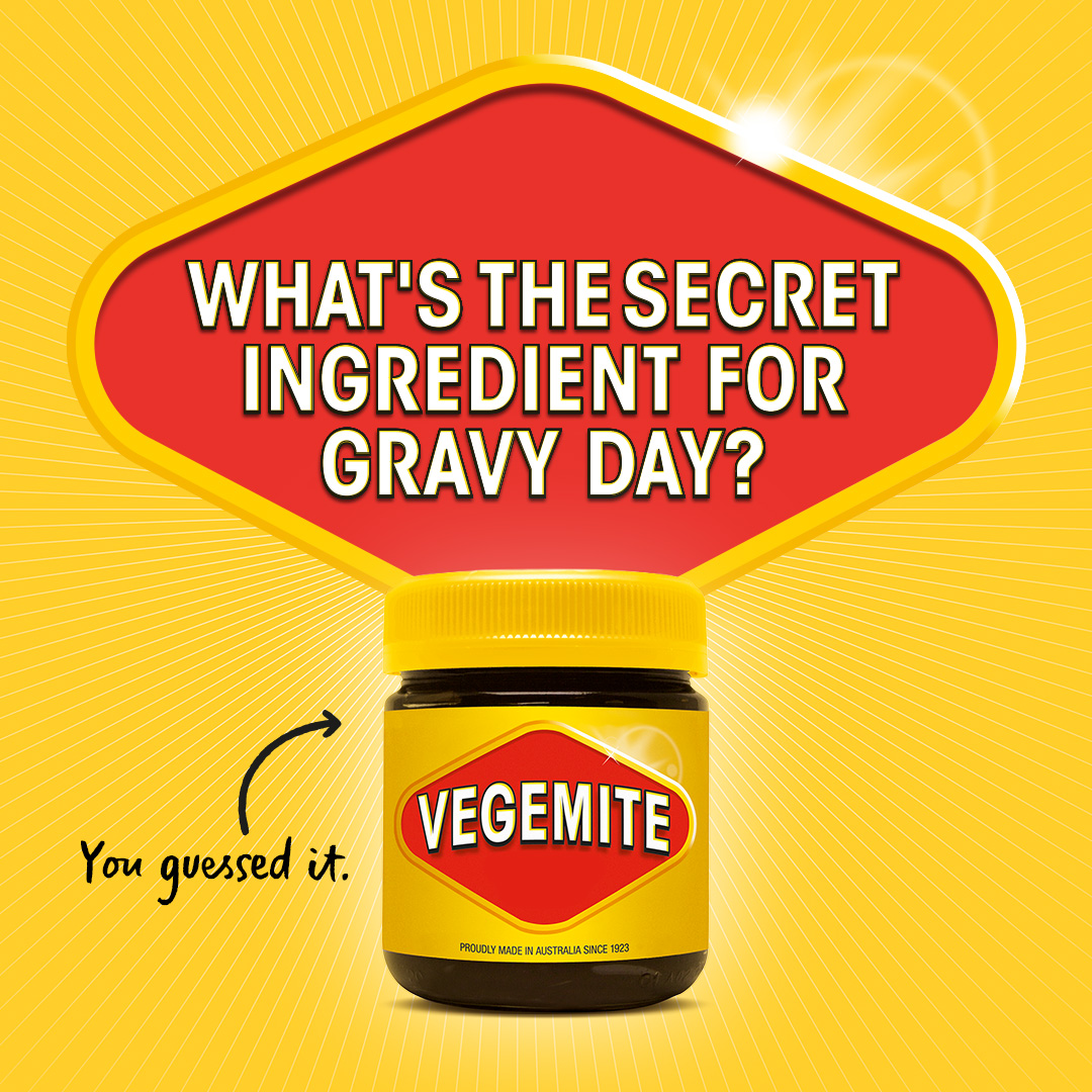 Happy Gravy Day! Don't forget the VEGEMITE for that extra tang. 😏 #GravyDay #TastesLikeAustralia