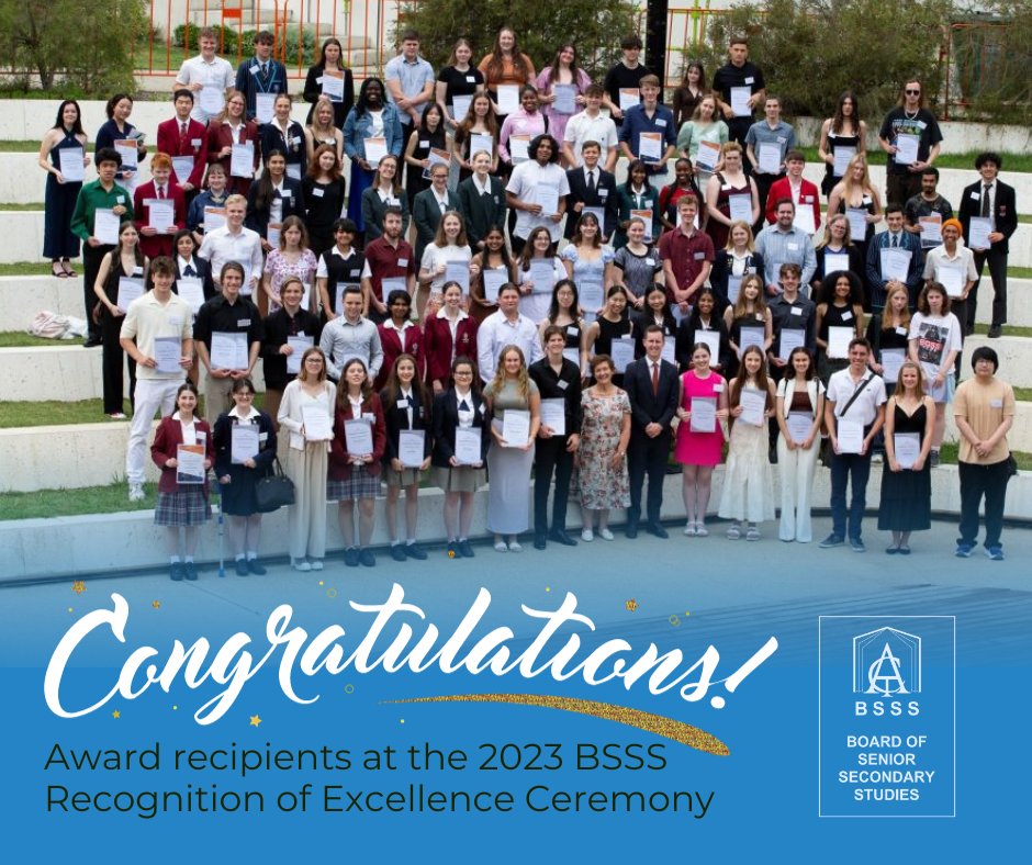 ACT_BSSS's tweet image. Congratulations to all the students who received awards at the 2023 BSSS Recognition of Excellence Ceremony.