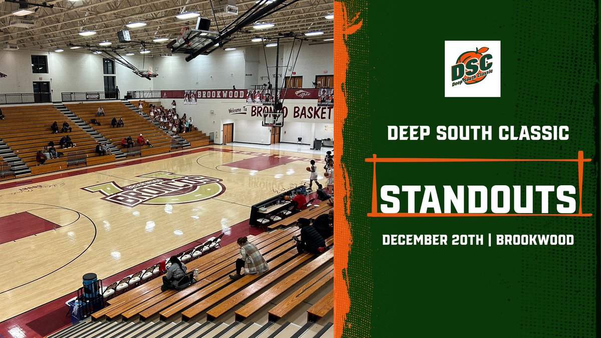 Top Performers From Day 1 Of The <a href="/DSC_Tourney/">Deep South Classic</a>:
Bronson Blair
Alex Young
Javeyn Martin
Malik Hinton
Lucas Wiersma
Owen Ritger
Marcus Smith
Chibueze Iroajanma
Brandon Bratts
QJ Jones
Takata Murphy