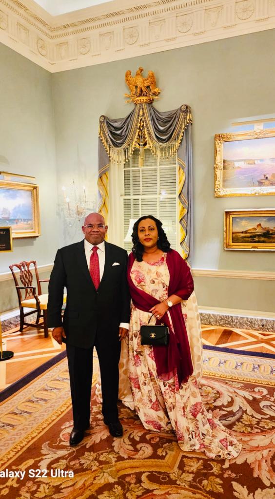 On behalf of #Djibouti, I conveyed to <a href="/SecBlinken/">Secretary Antony Blinken</a> and Family our best wishes for a season of cheer and happiness. Thankful for the constant support from <a href="/StateDept/">Department of State</a>.  #Djibouti 🇩🇯– #USA 🇺🇸