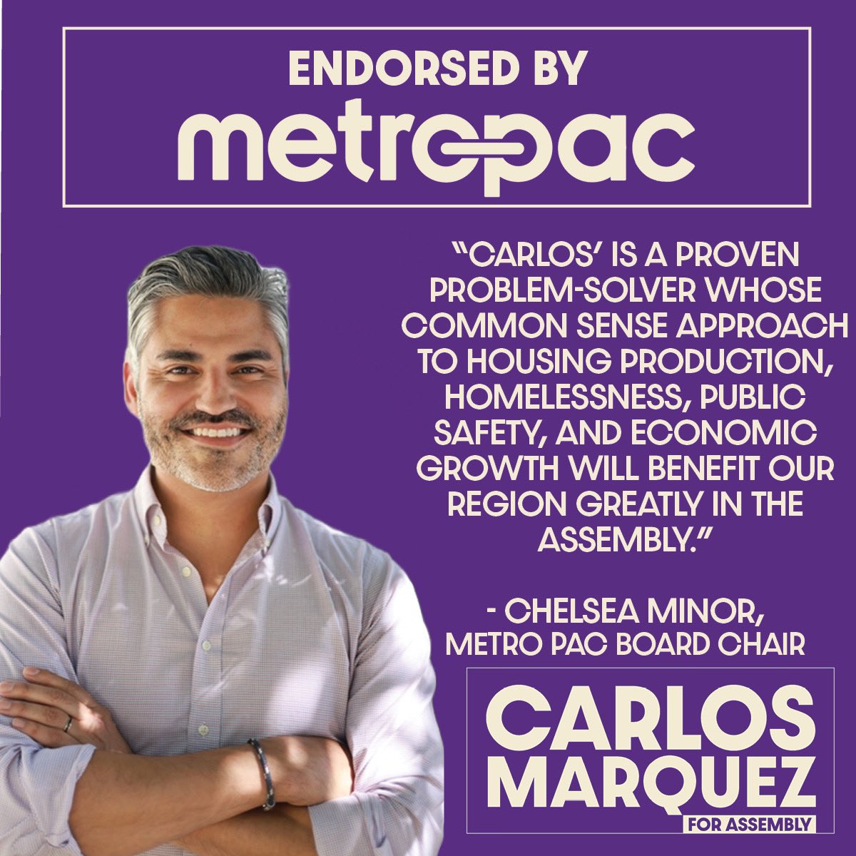 Thank you to mbrs &amp; leadership of <a href="/Metro_Chamber/">Sacramento Metropolitan Chamber of Commerce</a> MetroPAC for your vote of confidence! Our region’s biz community &amp; workforce is among the most diverse &amp; innovative in the state. Looking forward to working together in the Assembly to get things done! #ad6