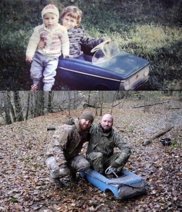 fasc1nate's tweet image. Two brothers return to their toy car 30 years after leaving Pripyat due to the Chernobyl Nuclear disaster in 1986.